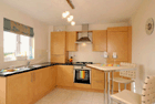Taped and painted kitchen